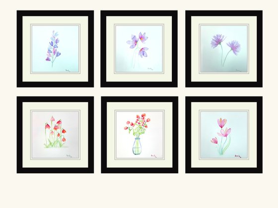 Set of 6 flowers 5