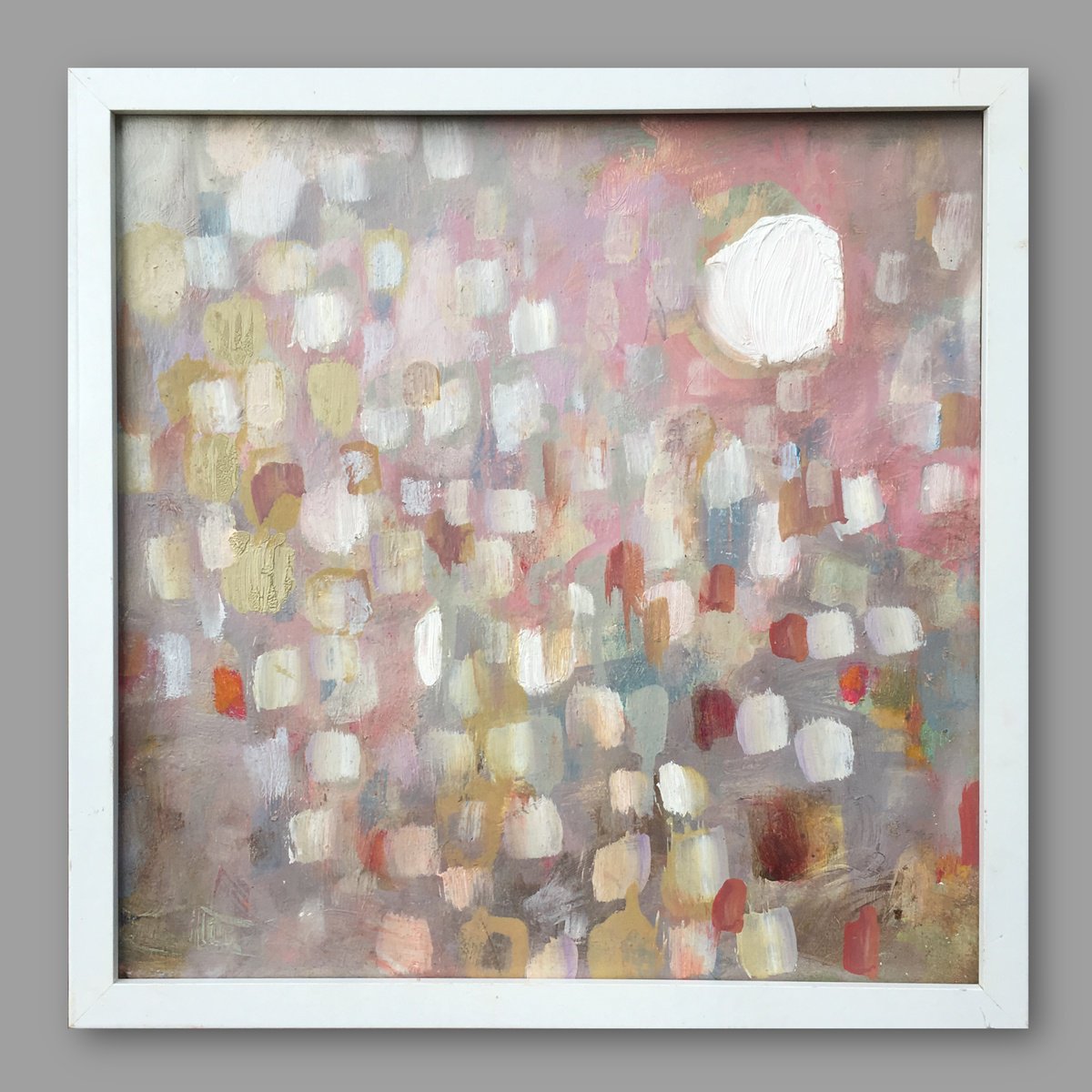 Impressionistic Landscape Oil Painting By Guy Pickford, 13 X 13, Ageless, Original Artwork