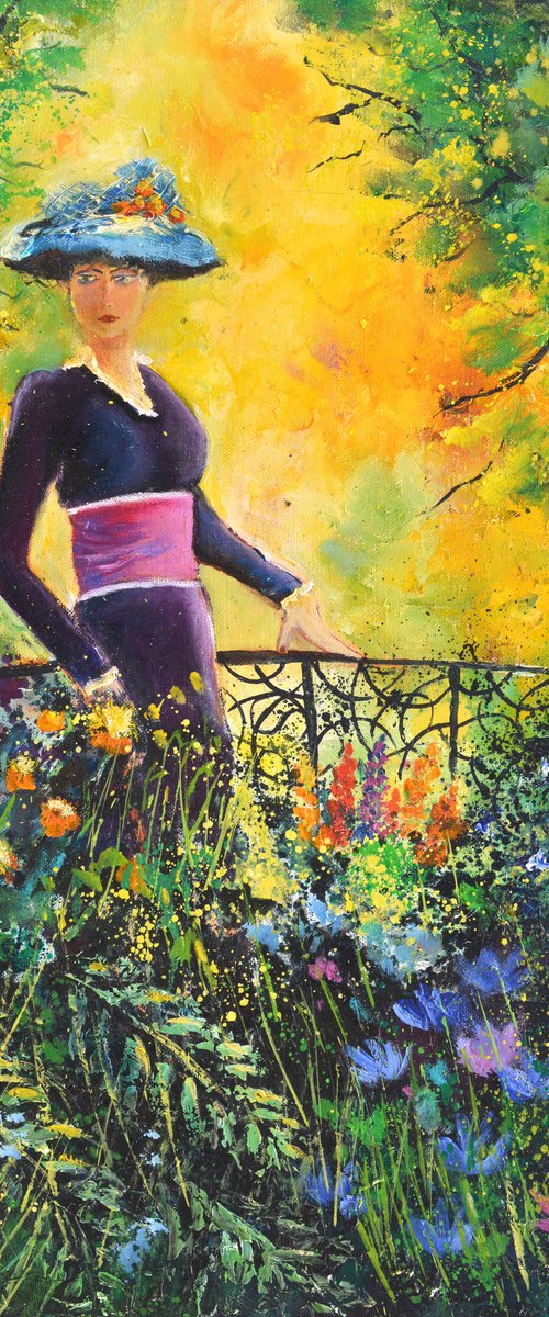 Walking in the garden by Pol Henry Ledent