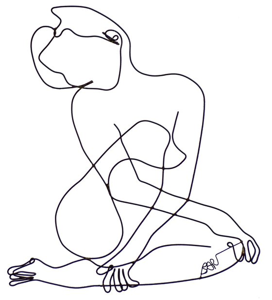 9918A Seated Nude