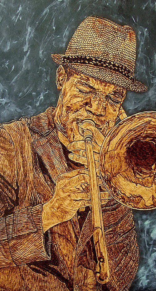 Round about midnight by MILIS Pyrography