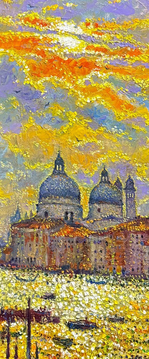 Glow of evening Venice by Andrii Chebotaru