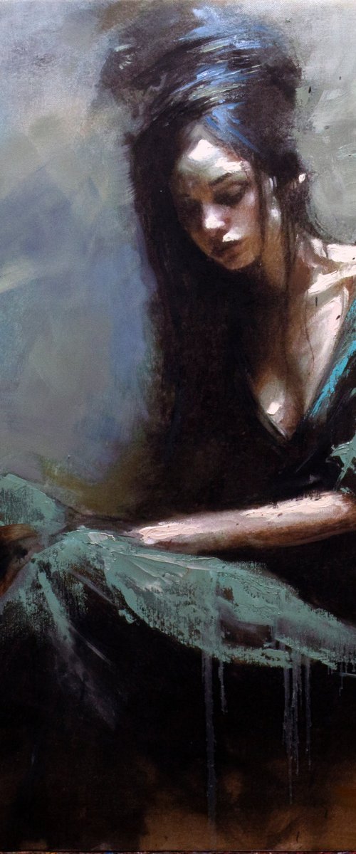 In the Shadow of Her Own Thoughts by Alexandr Klemens