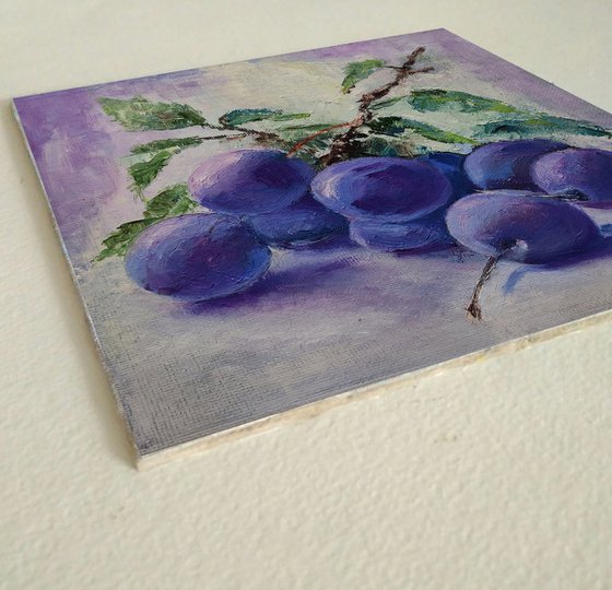 Plums Painting