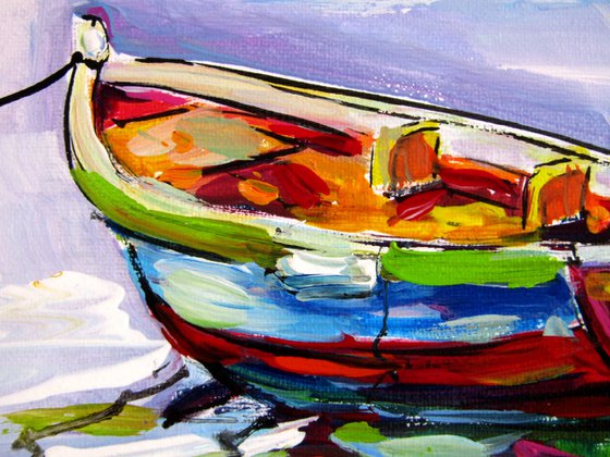 Boats on beach