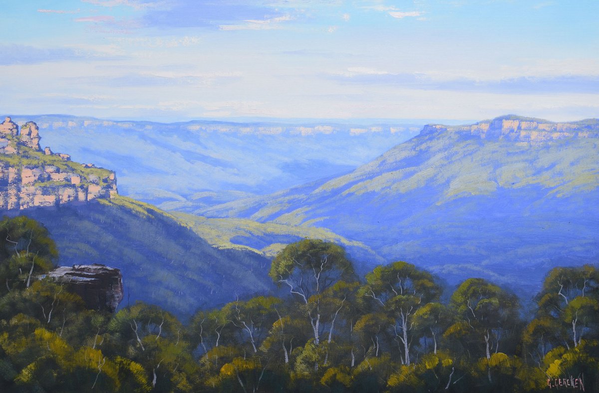 Blue Mountains landscape Australia by Graham Gercken