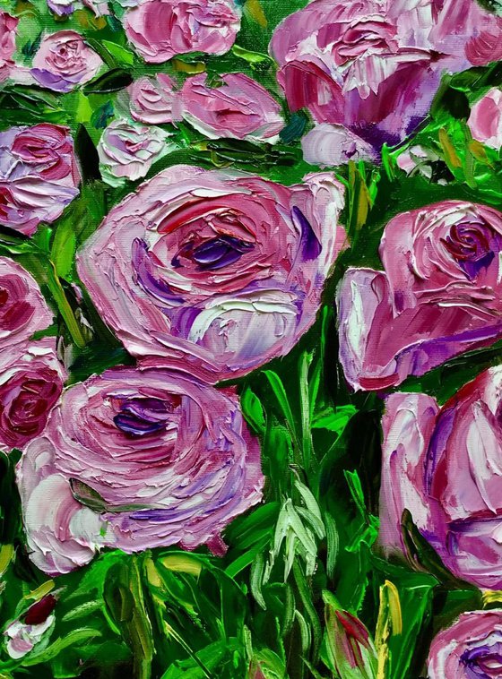 PINK PURPLE ROSES