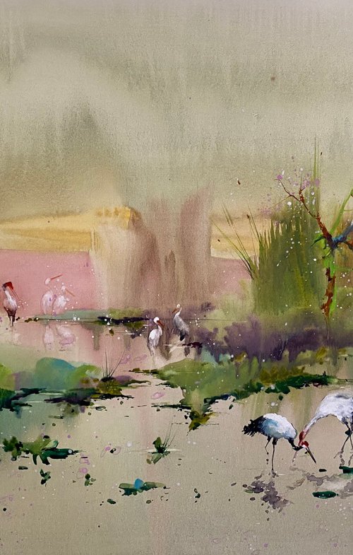 “The first buds of the Delta” by Iulia Carchelan