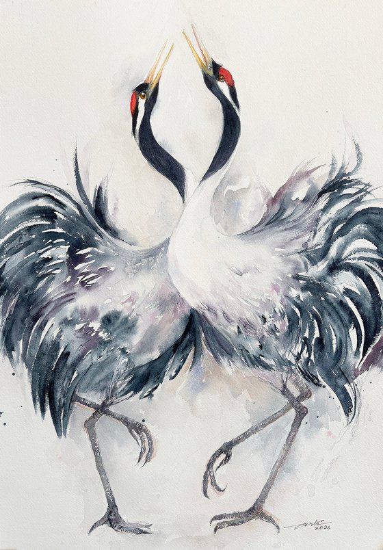 Soul Song Japanese Cranes