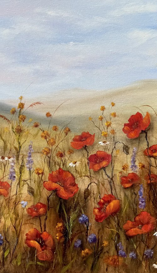 Poppies in the heart by Tanja Frost