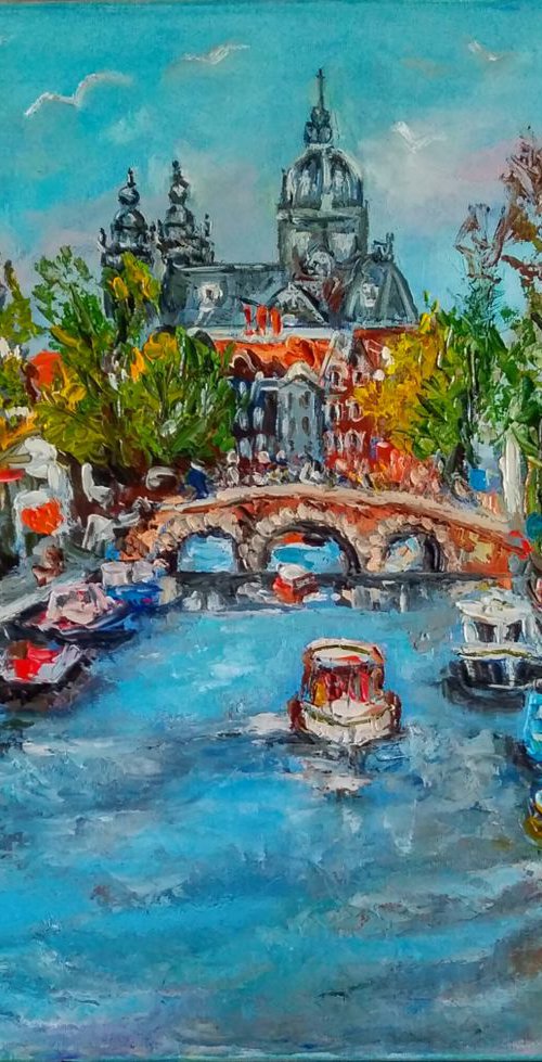 The Canals Of Amsterdam by Yulia Berseneva