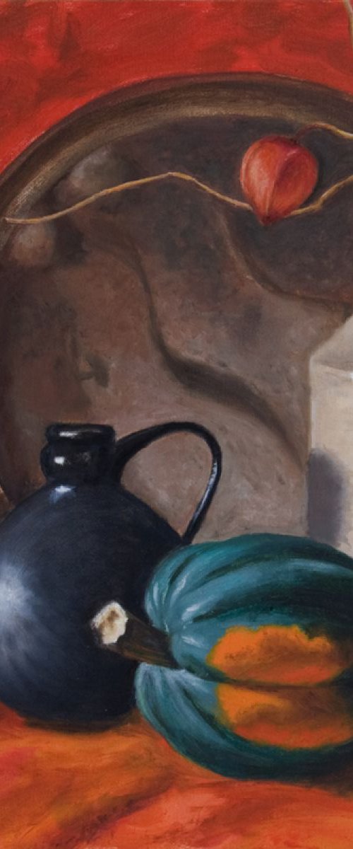 Squash still life by John Fleck