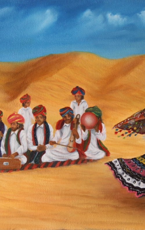 Culture of Rajasthan Desert - India by Goutami Mishra