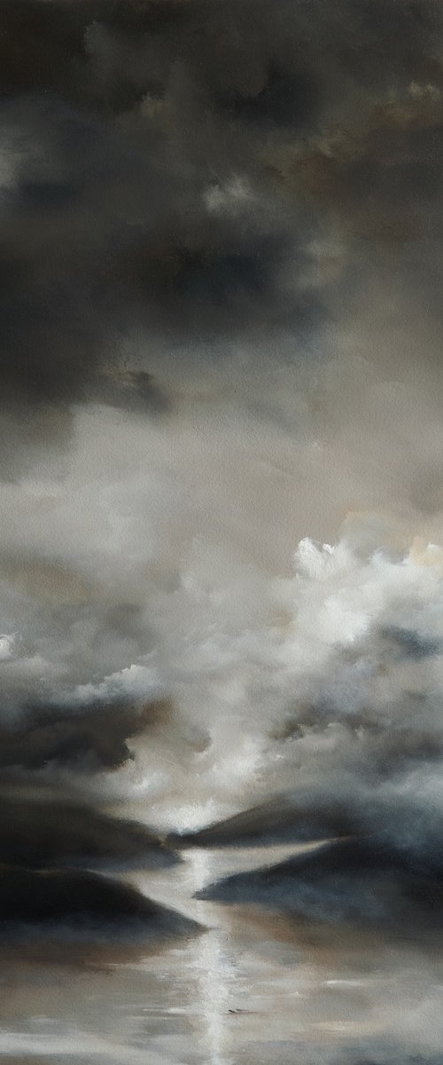 Moonrise Over Norway by Rolf Marriott