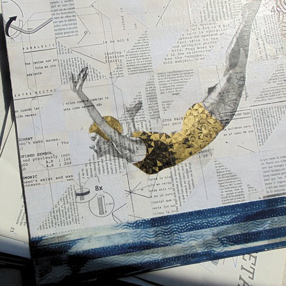 Collage_11_30x30 cm_Golden swimmer