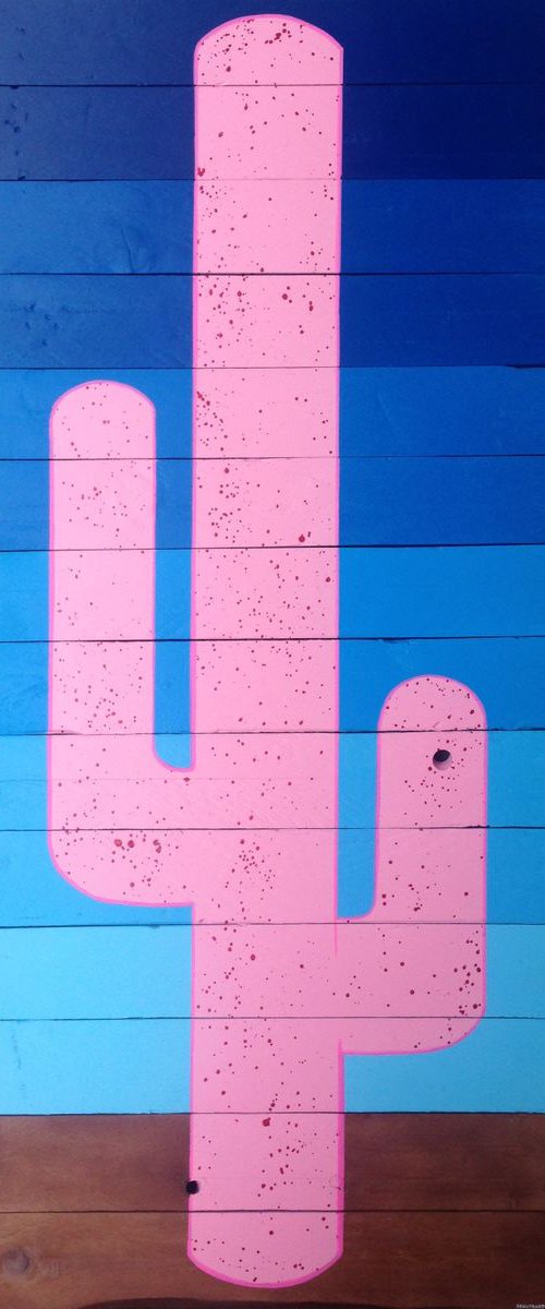 PINK CACTUS (XL !!) by Segutoart