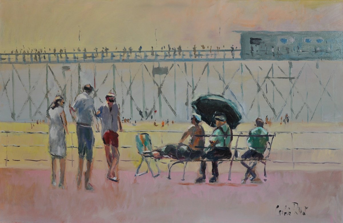 Dog Day Afternoon By Andre Pallat, 37 X 24, Artwork For Sale On Artfinder