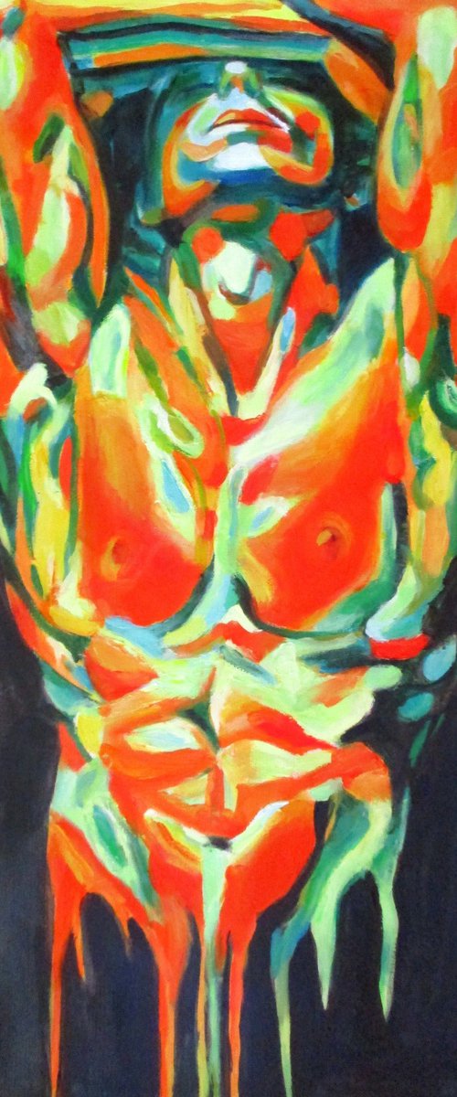 "The Soft Collapse" - Male Torso by Helena Wierzbicki