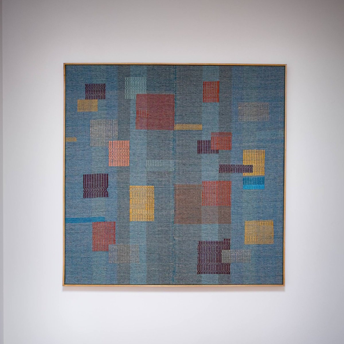 Geometric Abstract Relief By Susanna Costantini, 50 X 50", Spigolatura 84, Original Artwork