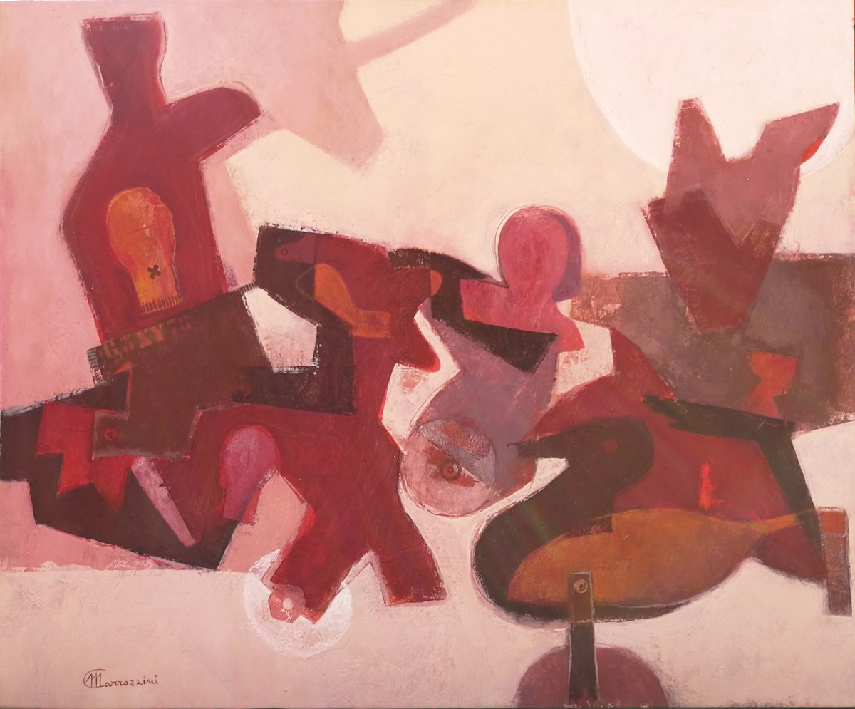 Expressive Painting , Exodus Ix By Marcello Carrozzini, 34 X 28, Artwork For Sale On Artfinder