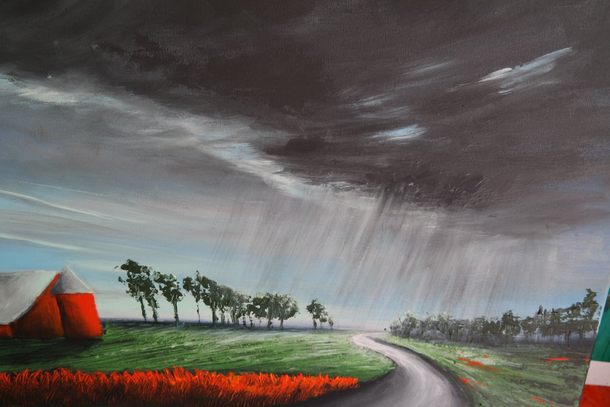Spring Storm -  Clouds and Fields