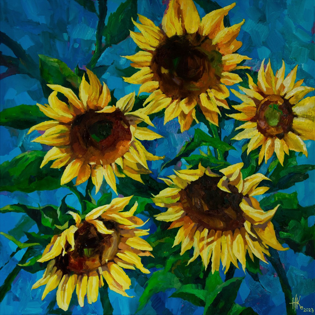 Sunflowers by Zhanna Kondratenko