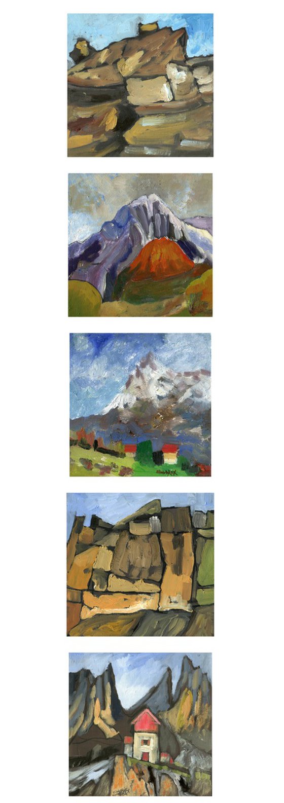 Mountain Collection x 5