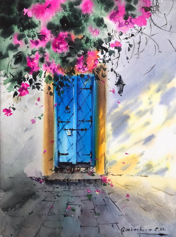 Greek village Door #2