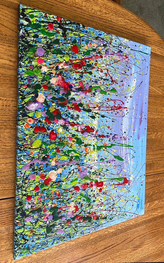 Pollock's Garden Spattered Splendor