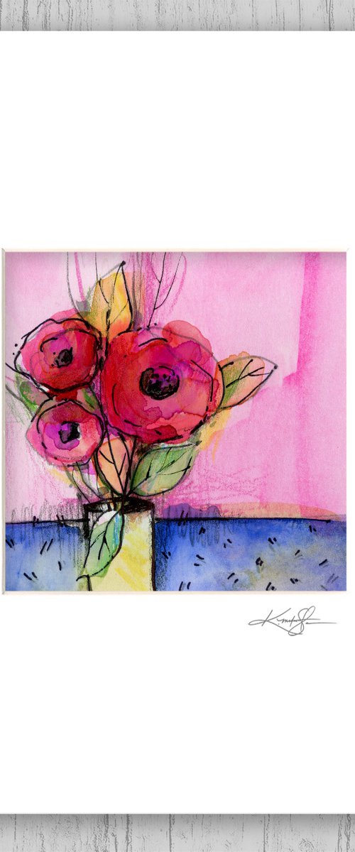 Flowers 30 - Flower Painting by Kathy Morton Stanion by Kathy Morton Stanion