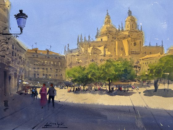 Plaza Mayor in Segovia