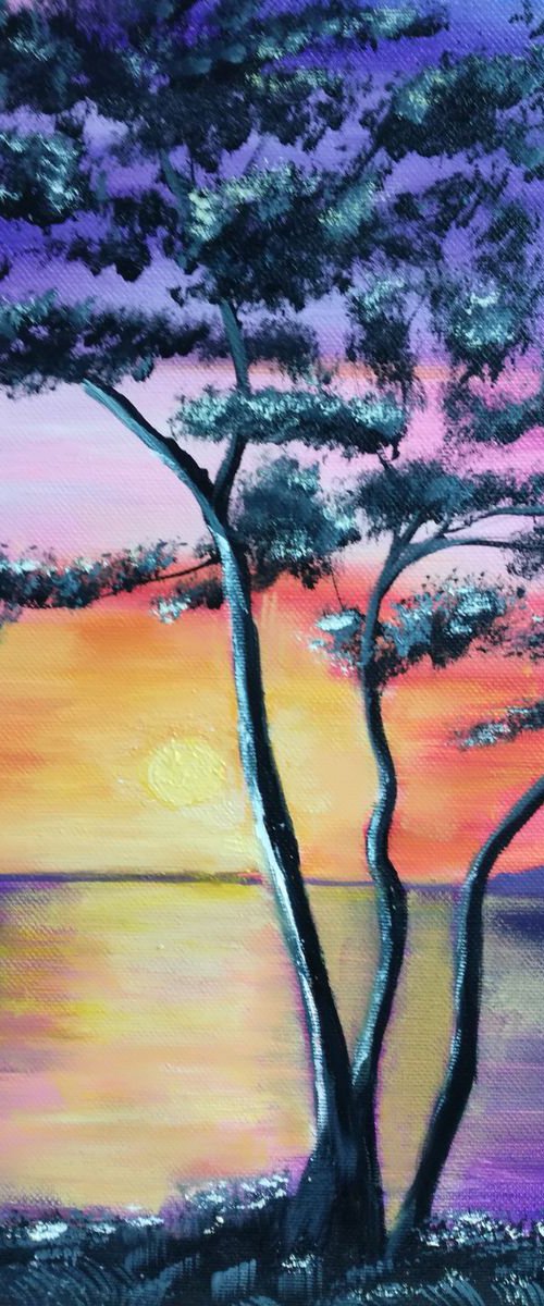 Sunset by Nataliia Plakhotnyk
