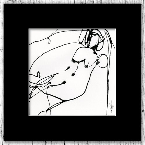 Doodle Nude 18 - Minimalistic Abstract Nude Art by Kathy Morton Stanion by Kathy Morton Stanion