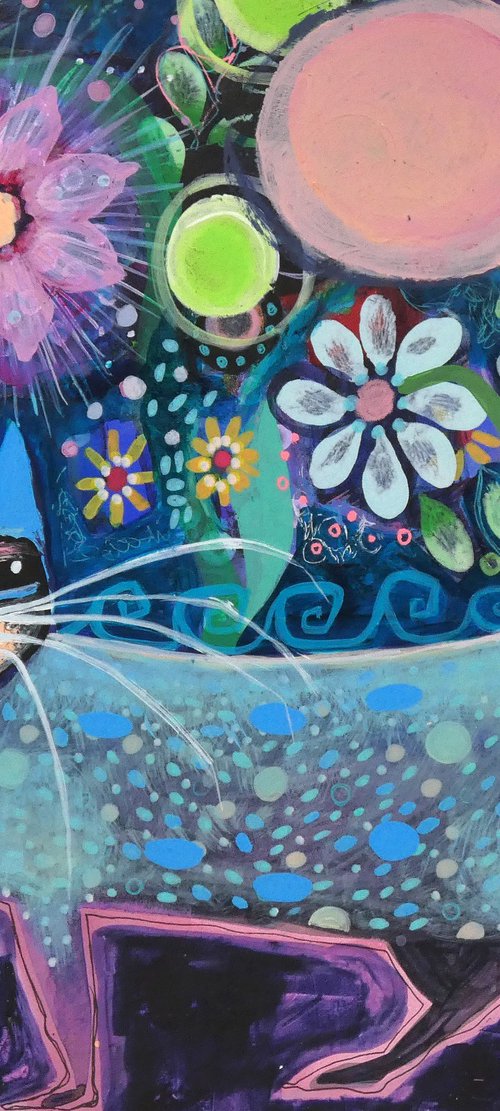 The magic of autumn nights - Cat by Sara Rodighiero