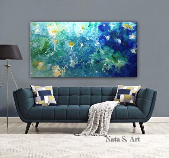 Ocean Melody - Extra Large Abstract Painting