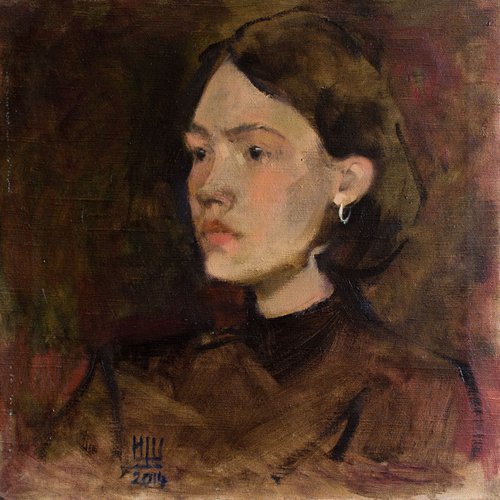 Portrait of Nastya. by Igor (Krapar) Shcherbakov