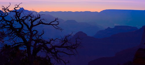Grand Canyon Layered Mist by Nick Psomiadis