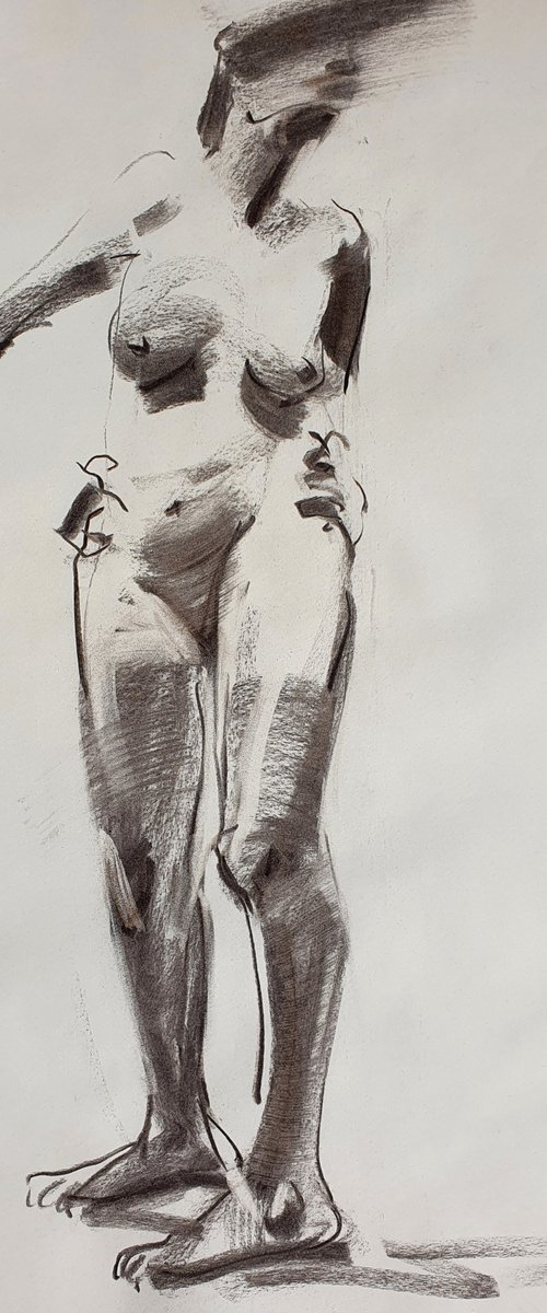 Nude drawing Pramuda by Satenik Ghulijanyan