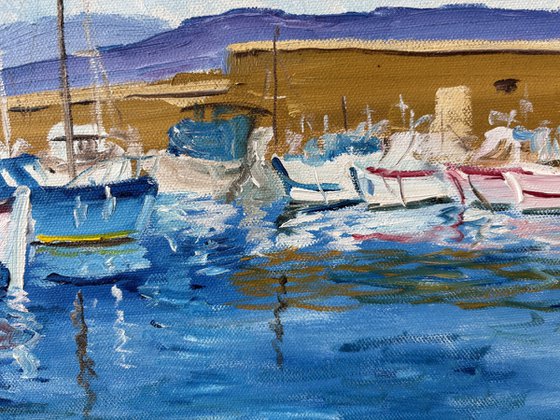 Boats in Saint-Tropez Marina