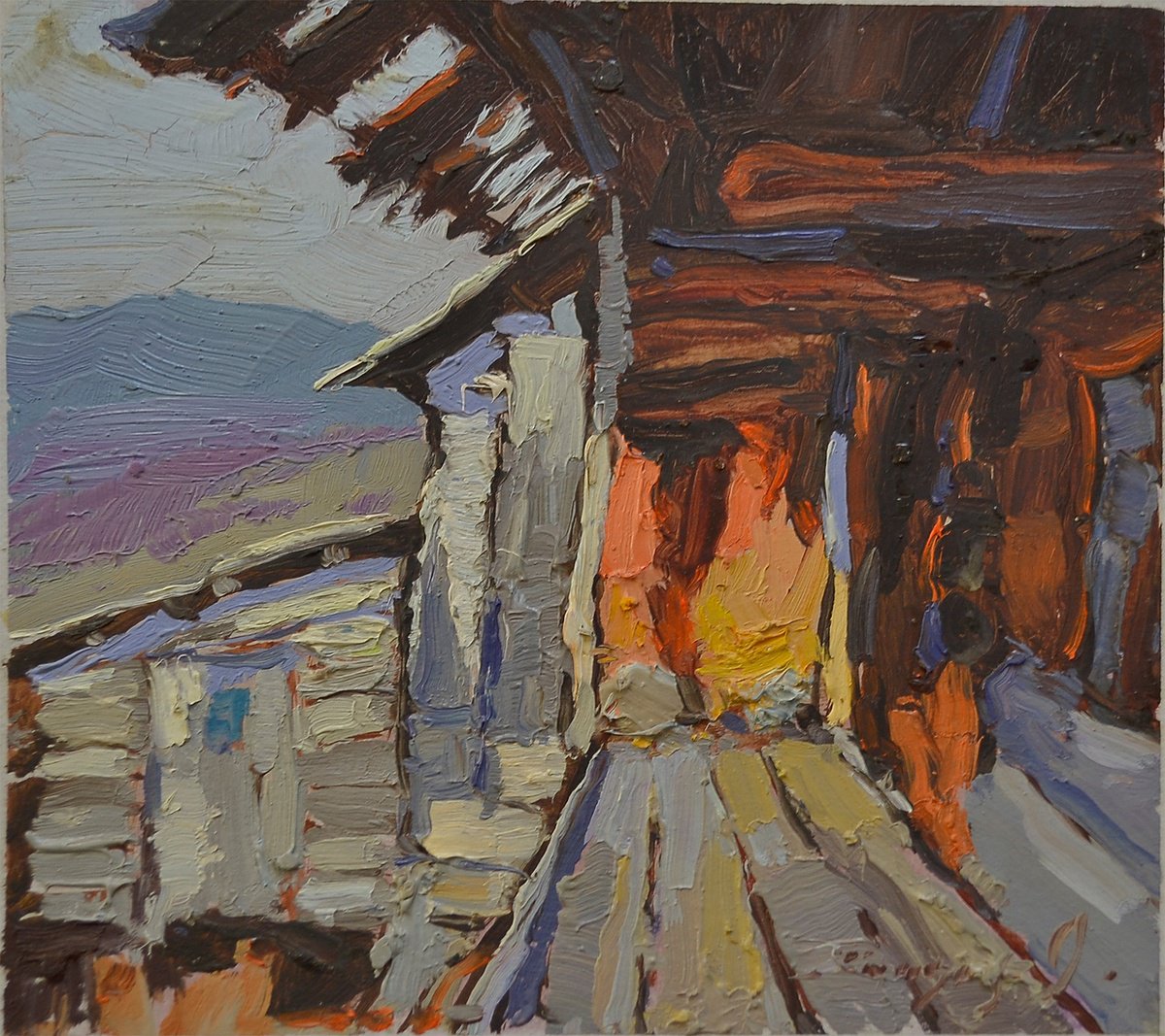 At Home By Alexander Shandor, 8 X 8, Artwork For Sale On Artfinder