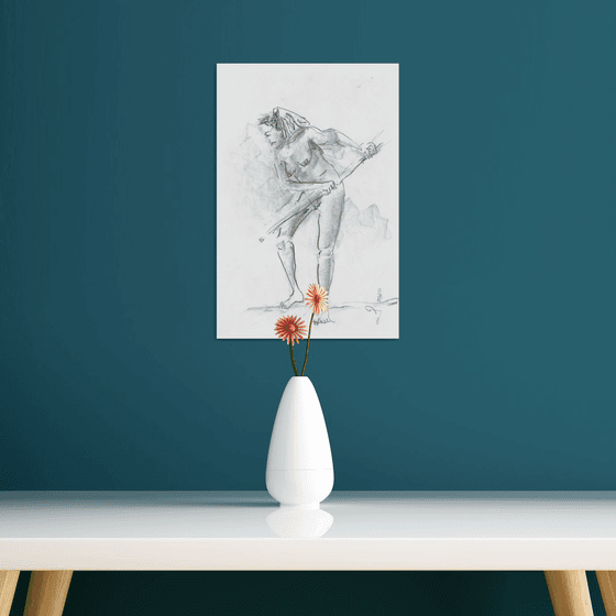 Nude w javelin4 Untitled
