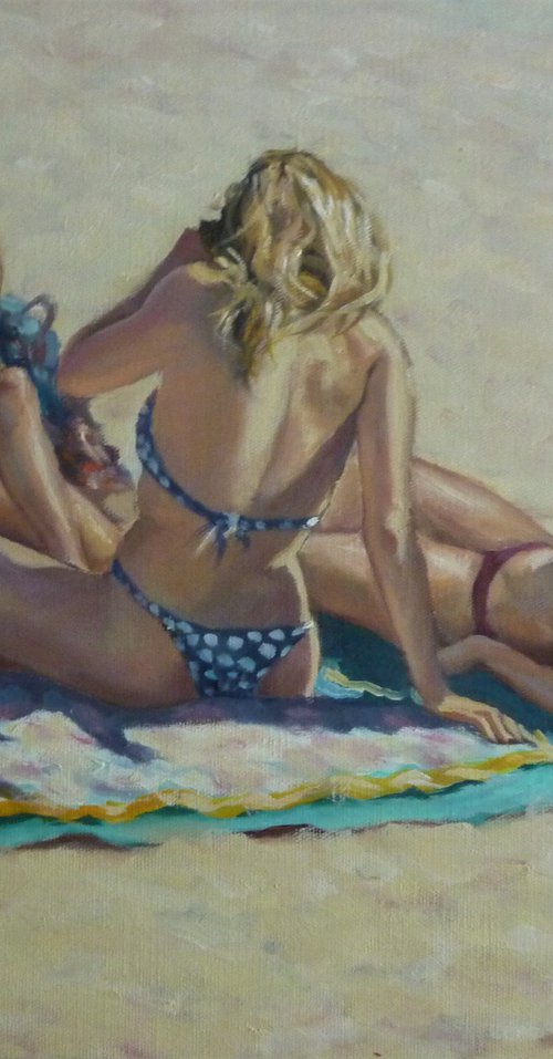 Beach Girls by Martin J Leighton