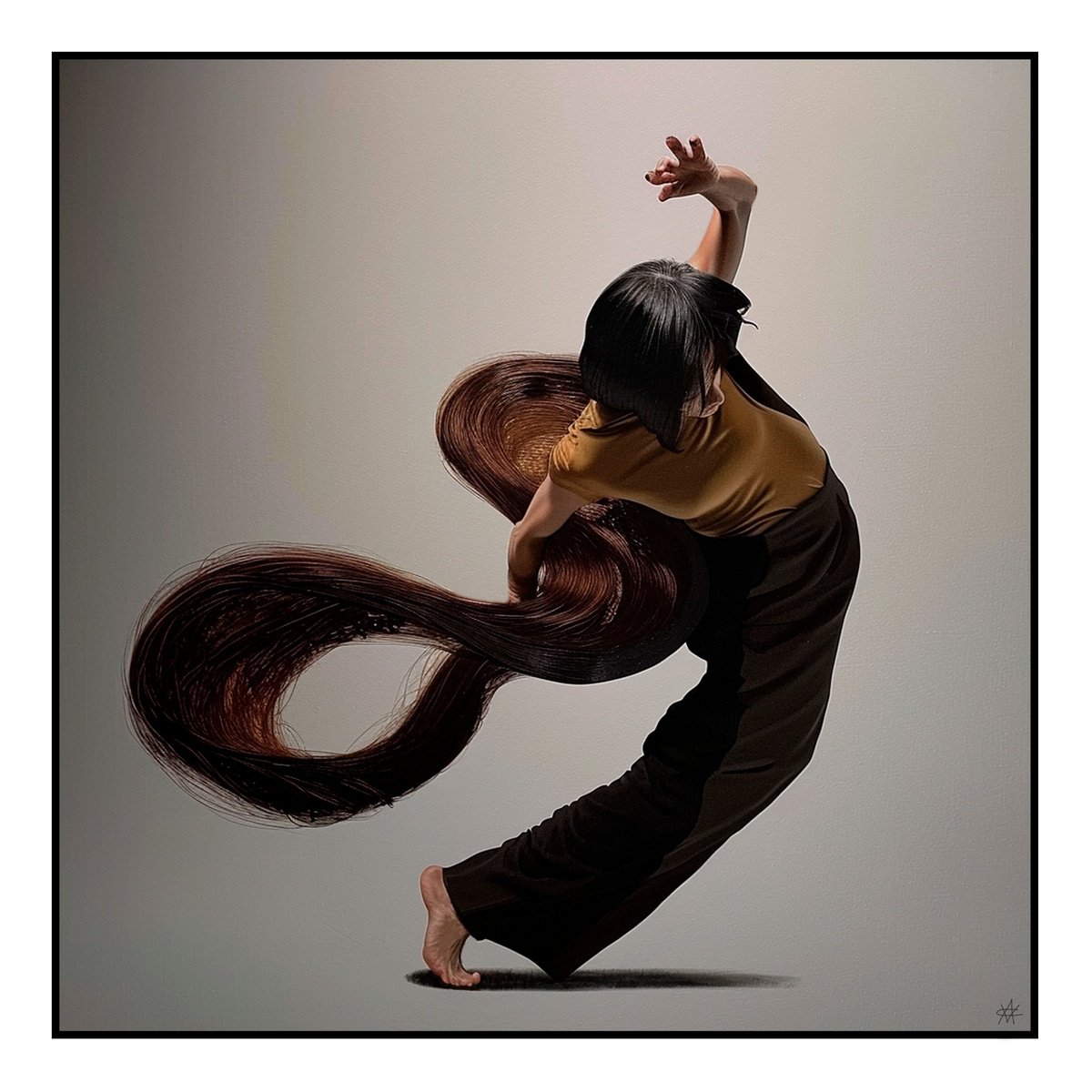 Portrait Print By Anzhelika Klimina, 17 X 17, Rotation, Original Artwork