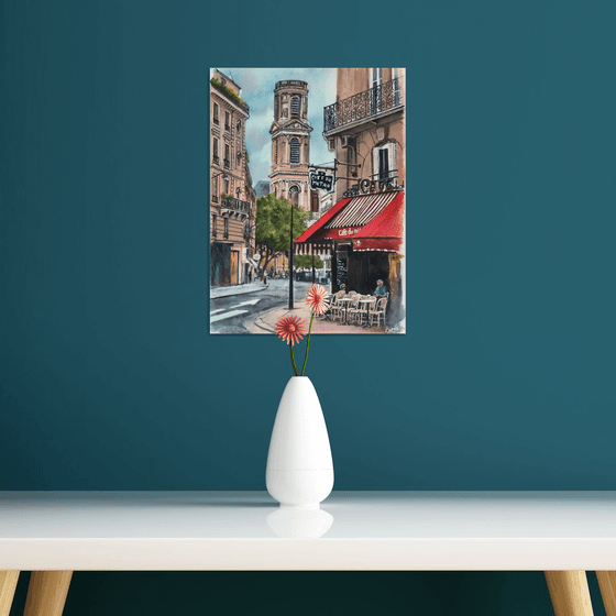 Paris city scene