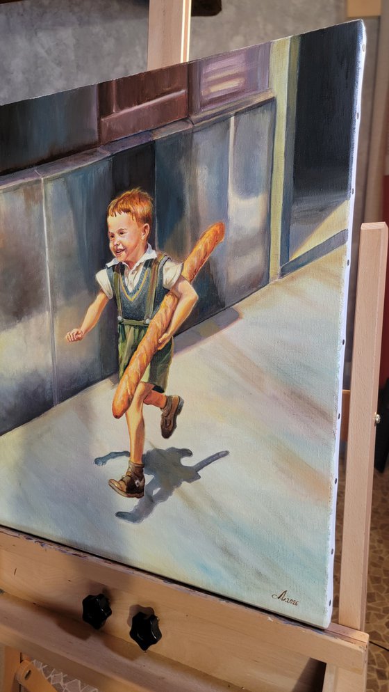 Le petit parisien after Willy Ronis