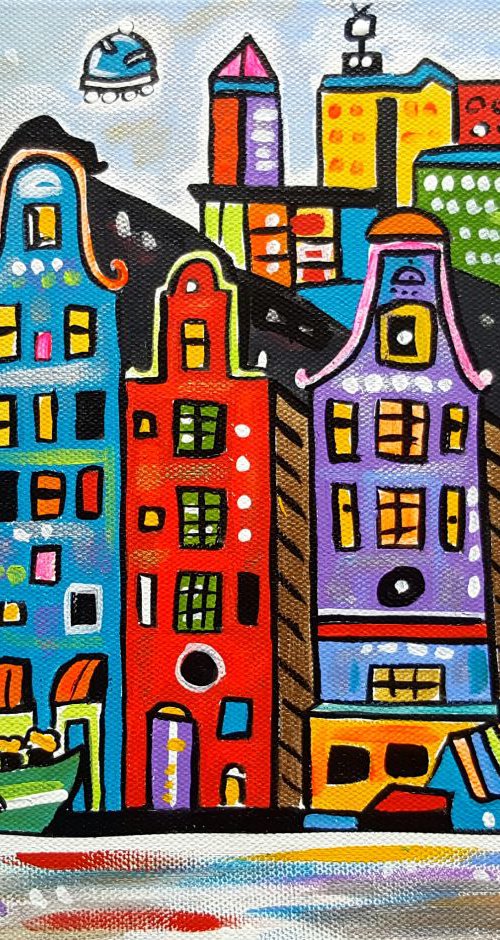 Amsterdam in a parralel world.. by Maria Luisa  Azzini