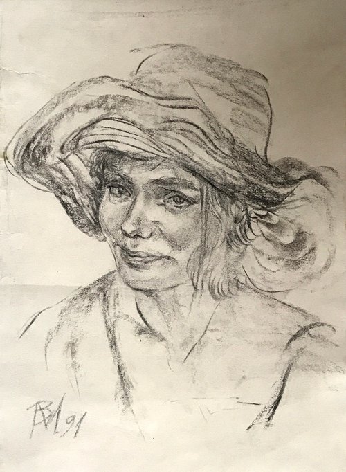 Portrait of a woman by Viktor Mishurovskiy