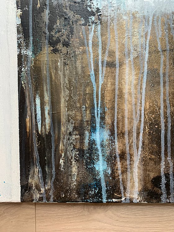 Blue and Earth Abstraction