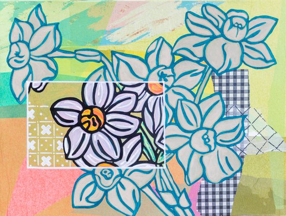 Floral card. Spring 3