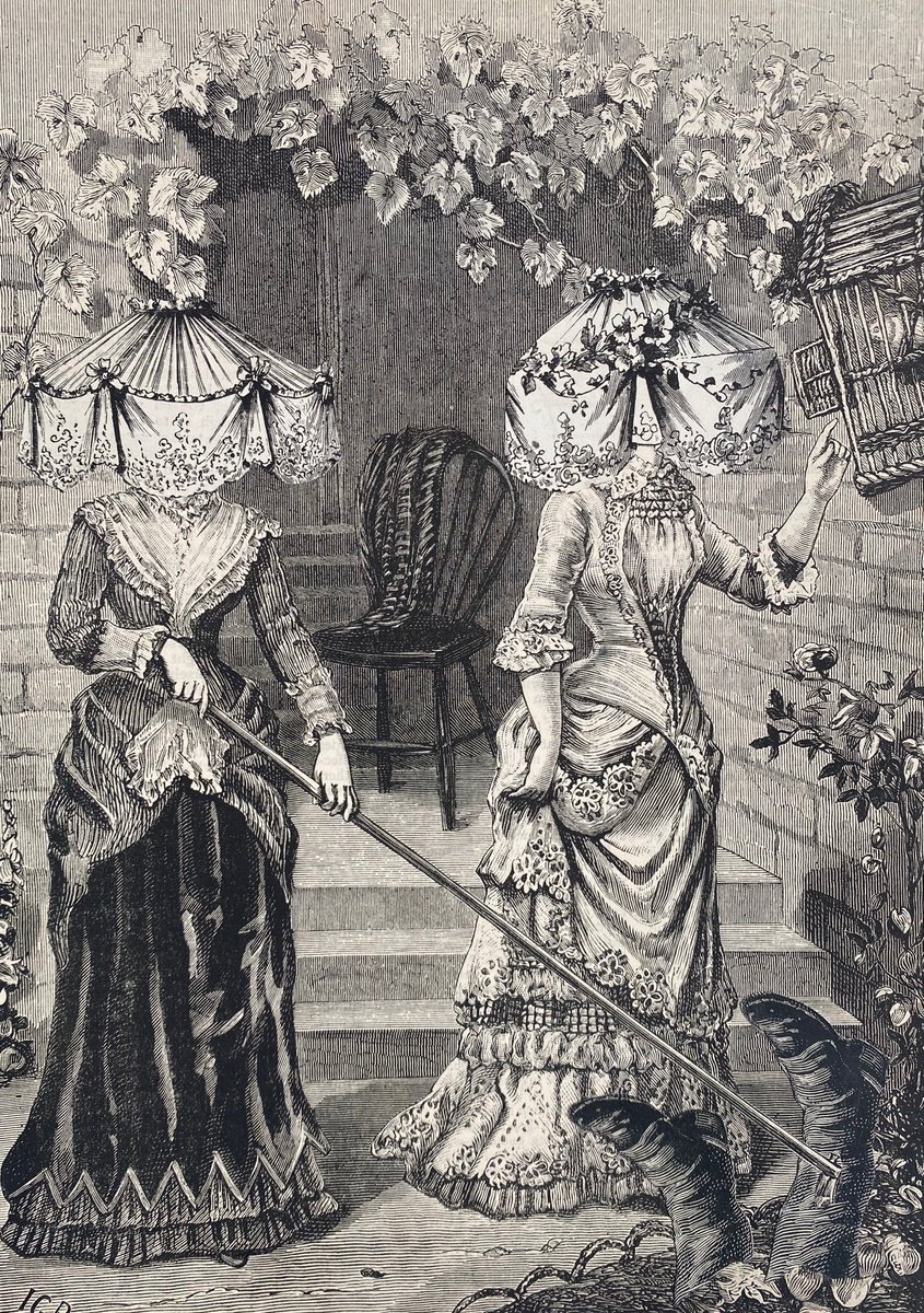 Surrealistic Portrait Collage By Tudor Evans, 6 X 9", Weeding The Garden, Original Artwork